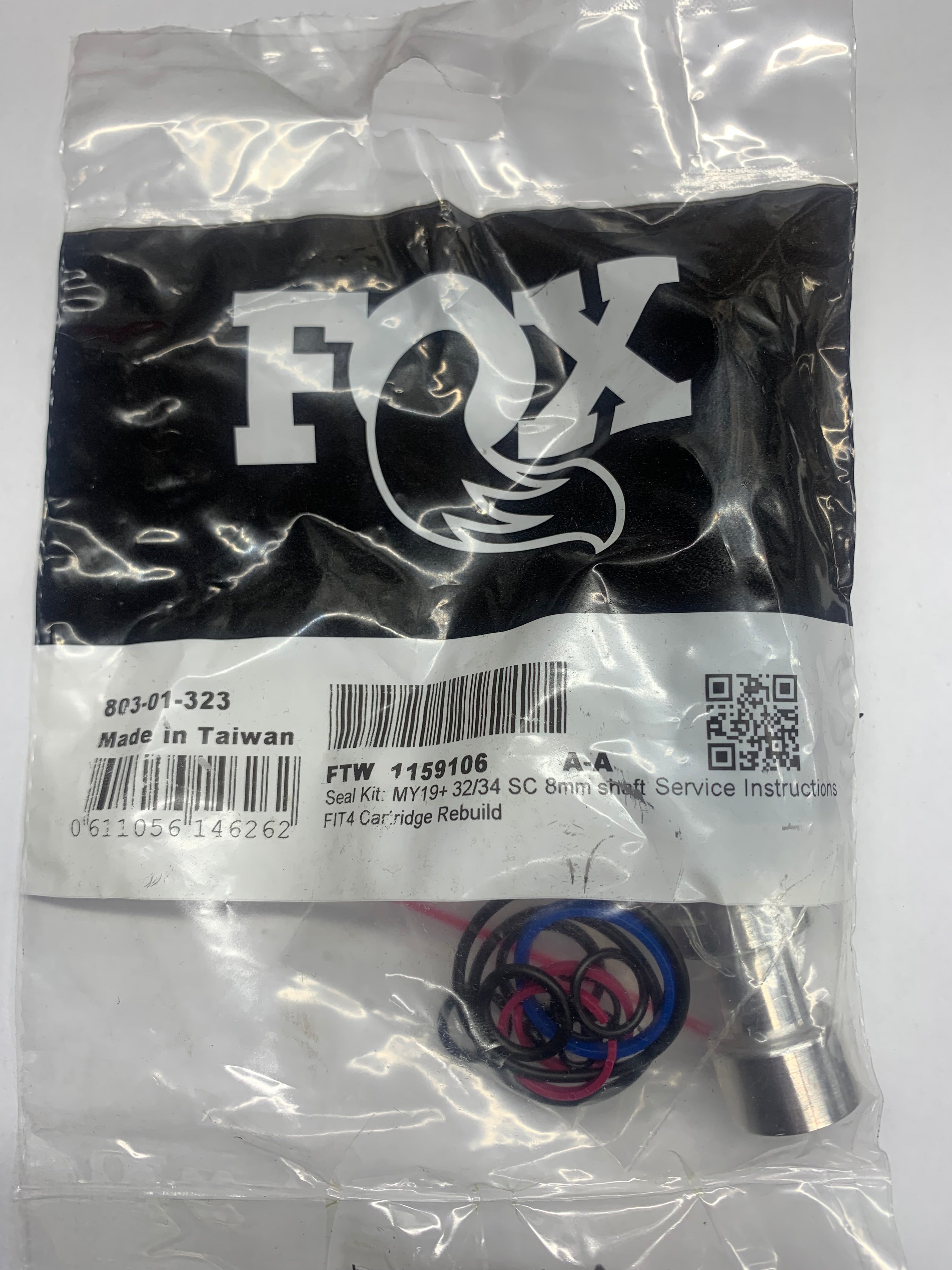 Fox Seal Kit: MY19+ 32/34 SC 8mm shaft FIT4 Cartridge Rebuild